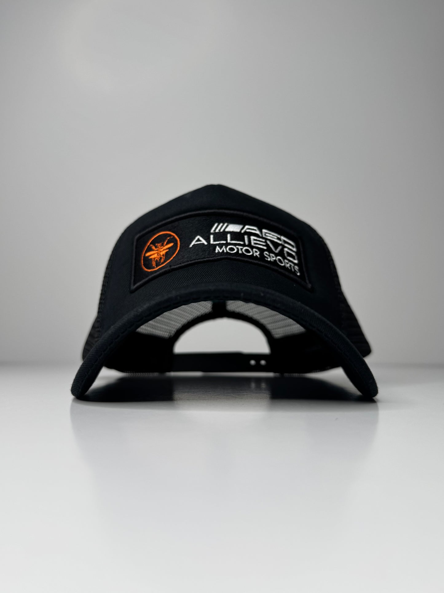 "ALLIEVO MOTOR SPORTS" BLACK TRUCKER CAP